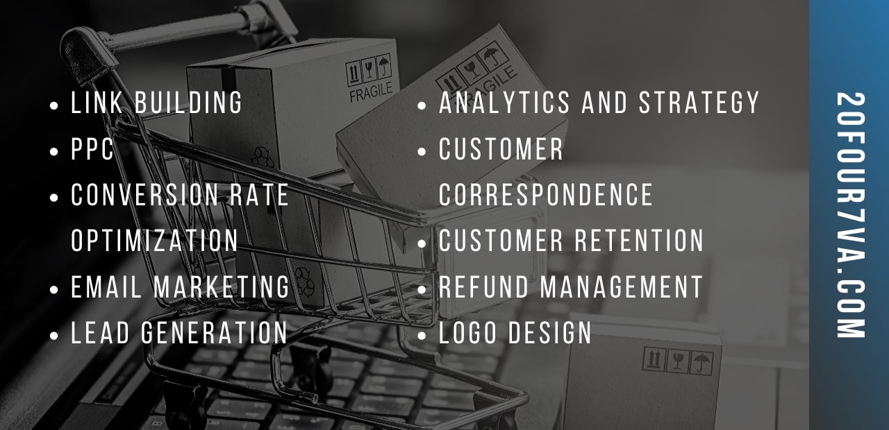 Shopify virtual assistant tasks