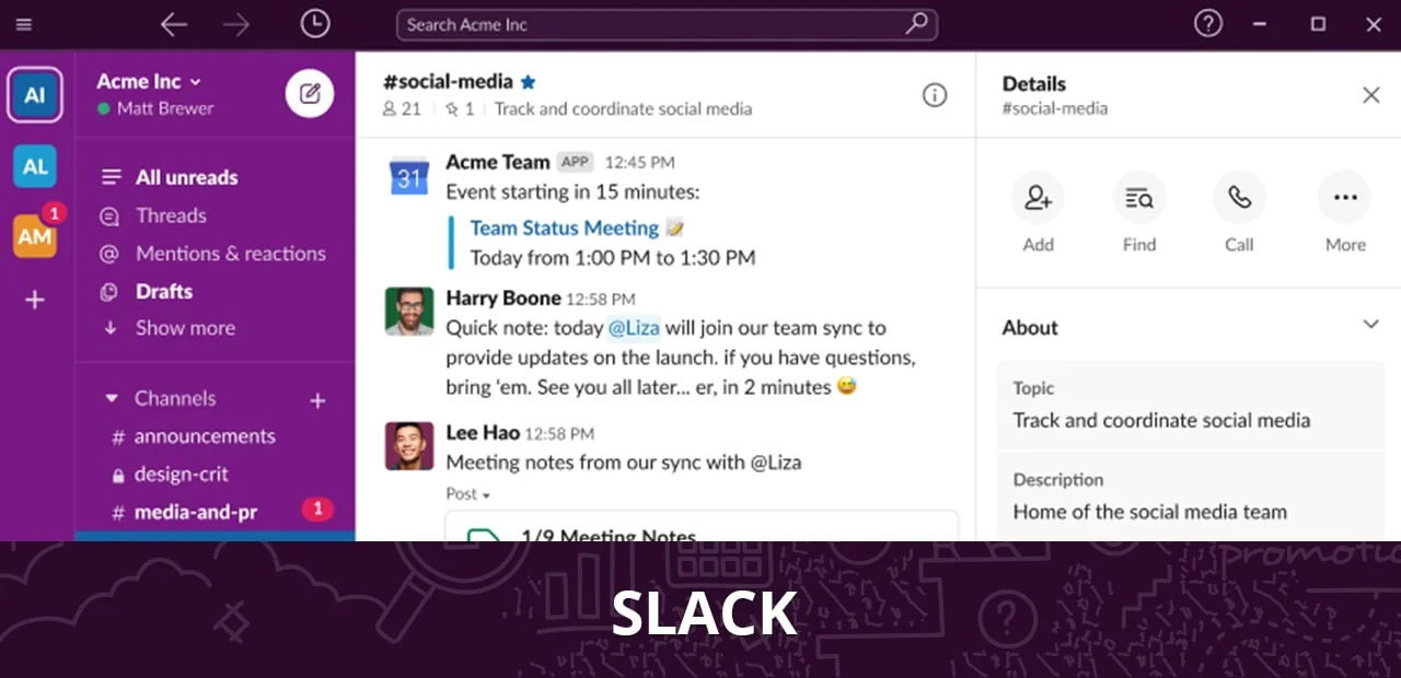 Best Productivity Apps Slack